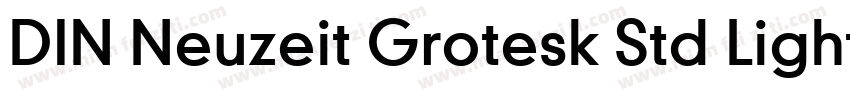 DIN Neuzeit Grotesk Std Light Regul字体转换